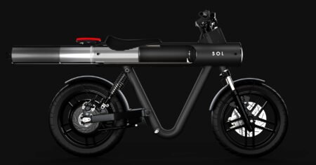 This Pocket Rocket electric motorcycle essentially runs on a giant AA battery and it’s now available to pre-order